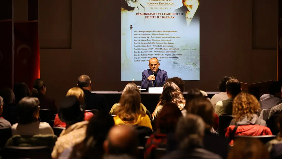 Efes Selçuk’ta herakleitos ve İoanna Kuçuradi Felsefe günleri başladı