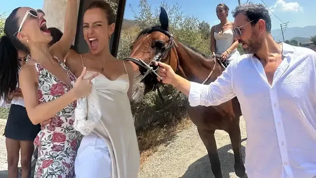 Gelin gerçekten ata bindi! Bestemsu Özdemir ve Ersin Görkem evlilik yolunda