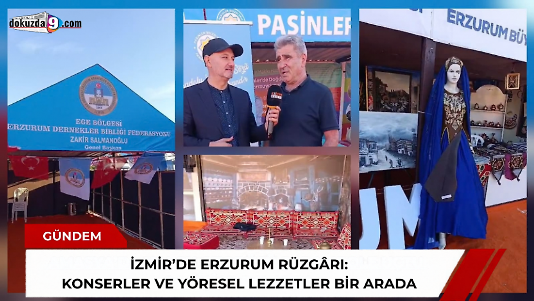 İzmir’de Erzurum rüzgârı: Konserler ve yöresel lezzetler bir arada