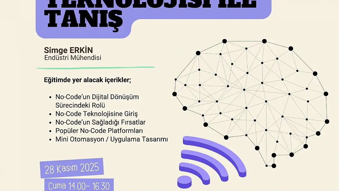 Meslek fabrikası’nda No-Code Teknolojisi eğitimi başlıyor