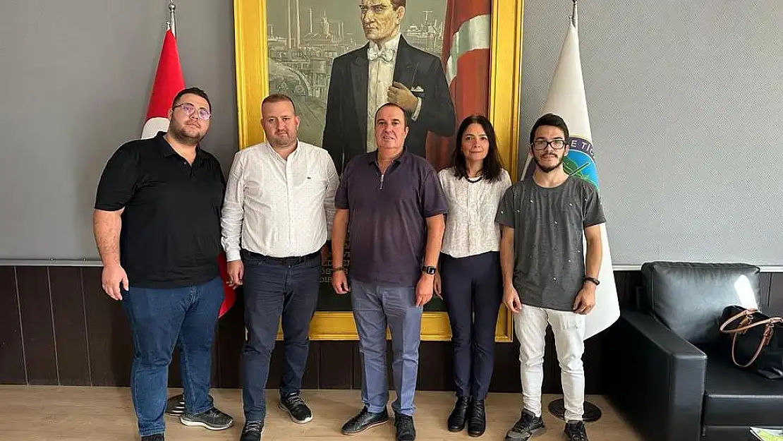 Aris Medya’dan Tire Ticaret Odası Başkanı Mehmet Delikanlı’ya ziyaret