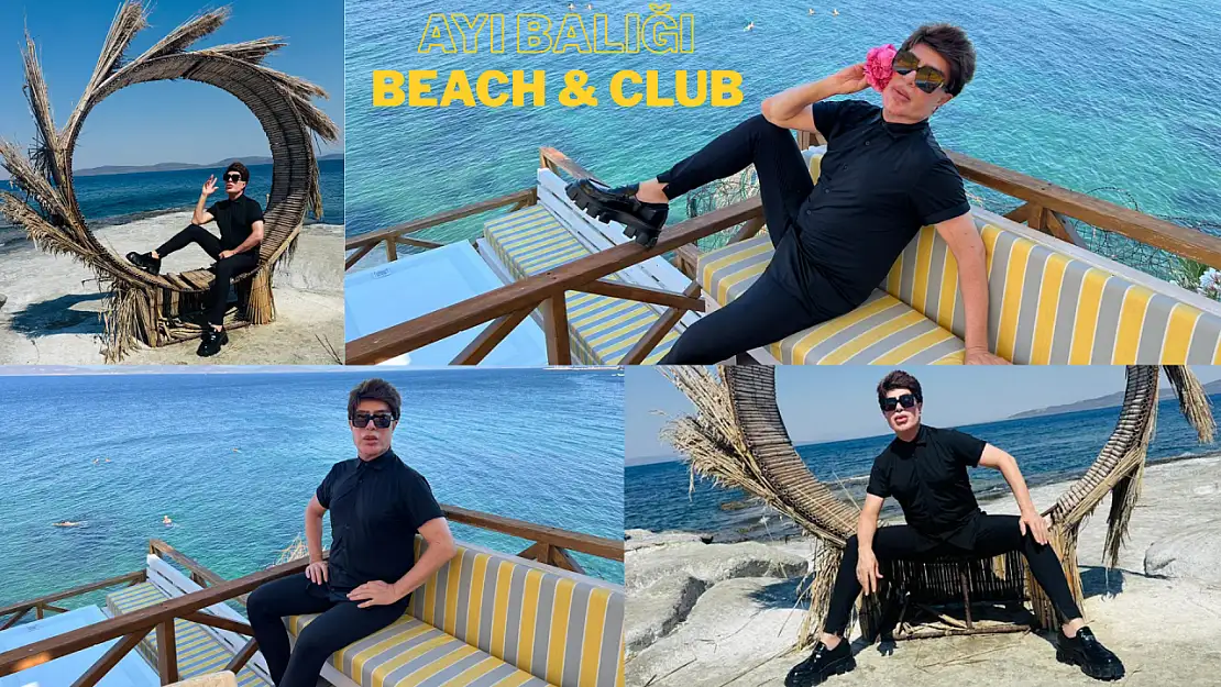 Yılmaz Morgül tatil ve sahne için Ayı Balığı Beach Club'ı tercih etti