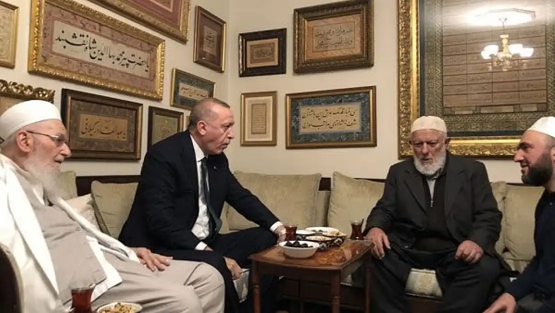 Cumhurbaşkanı Erdoğan, İsmailağa Cemaati heyetini kabul etti