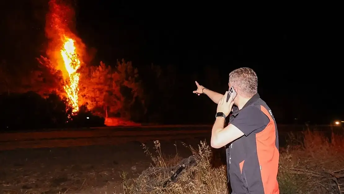 Başkan Görkem Duman: 'Yangını kontrol altına almak için sahadayız'
