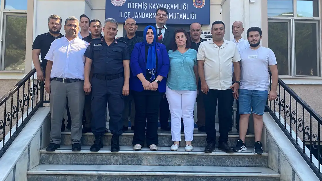 Büyük Birlik Partisi Ödemiş İlçe Teşkilatı'ndan Kaymakam ve Jandarma komutanına ziyaret