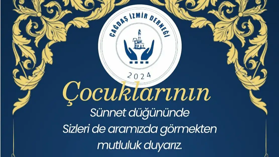 Çağdaş İzmir Derneği ve Balçova Belediyesi işbirliğinde sünnet düğünü gerçekleşecek