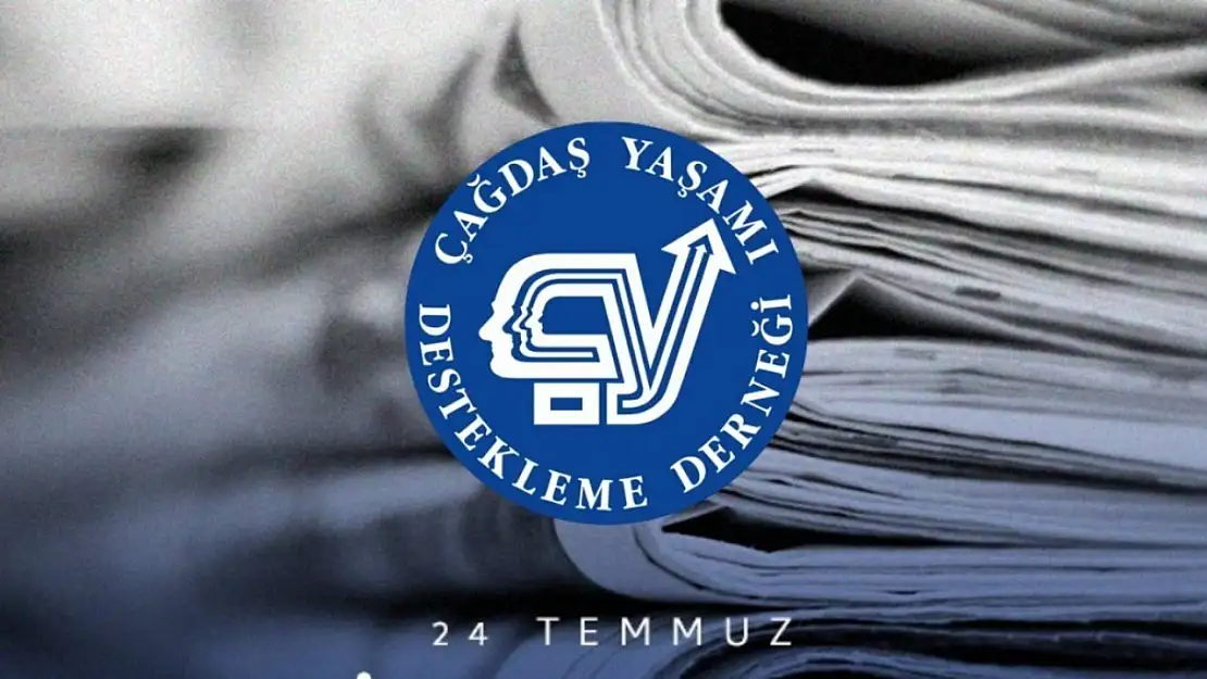 ÇYDD'den 24 Temmuz Basın Özgürlüğü Mücadele Günü mesajı 'Özgür basın, demokrasinin güvencesidir'