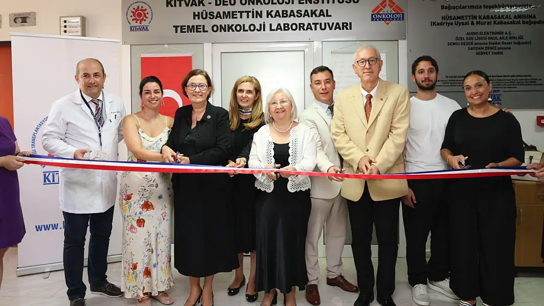 DEÜ'de KİT-VAK destekli onkoloji laboratuvarı açıldı