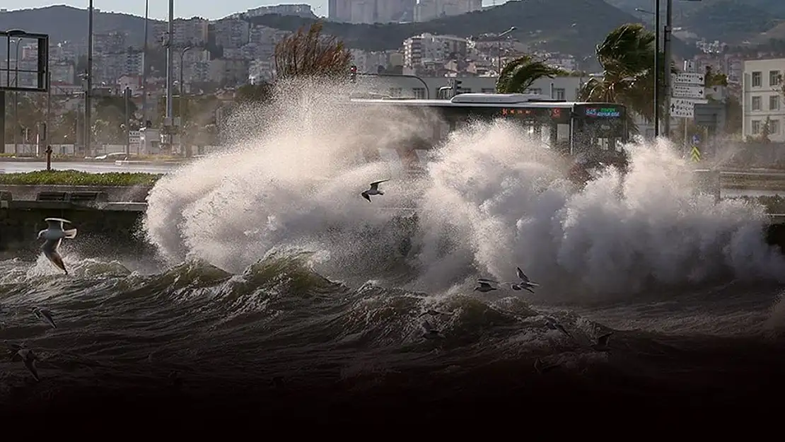 İzmir için sarı kodlu fırtına uyarısı