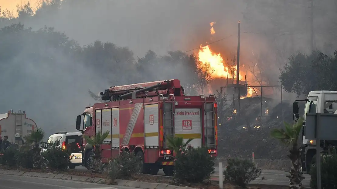 İzmir'in orman yangını risk haritası çıkarıldı