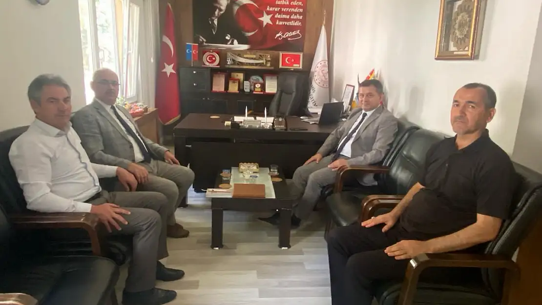 Kaymakam Erdoğan'dan İlçe Milli Eğitim Müdürlüğü'ne ziyaret