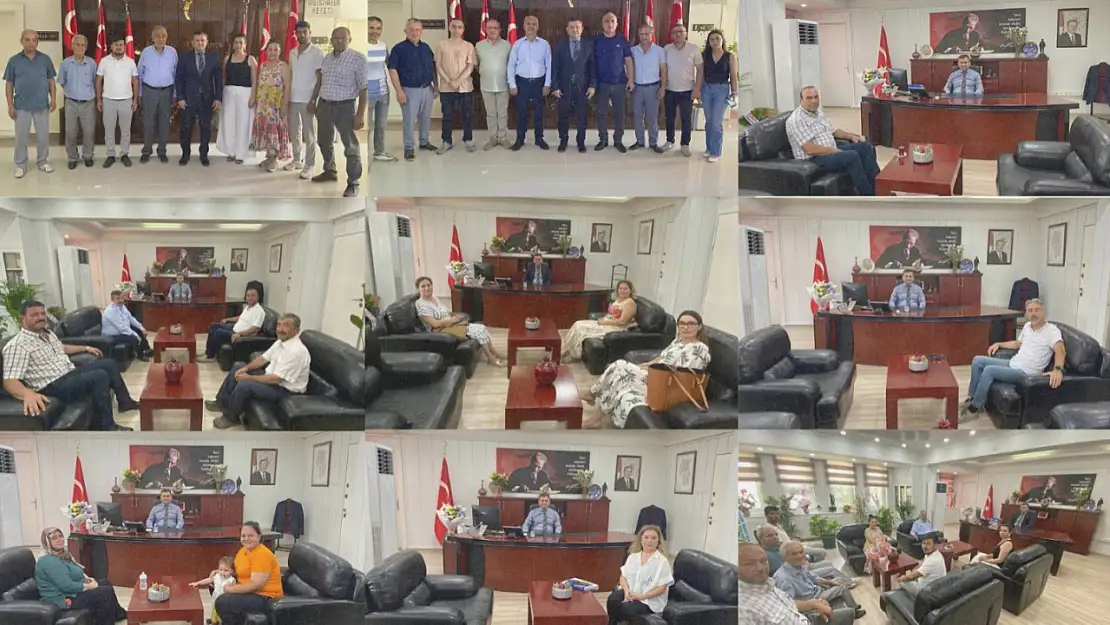 Ödemiş'in Yeni Kaymakamı Erdoğan'a Hayırlı Olsun Ziyaretleri Devam Ediyor