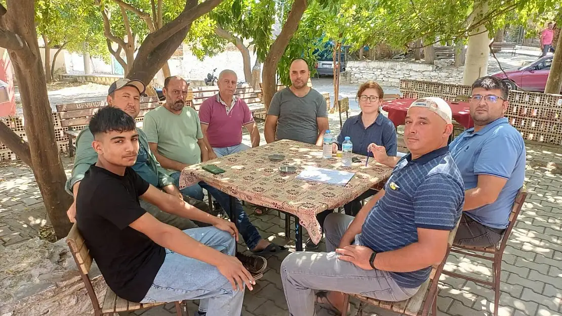 Tarım sayımı ve hastalıklar konusunda üreticiler bilgilendirildi