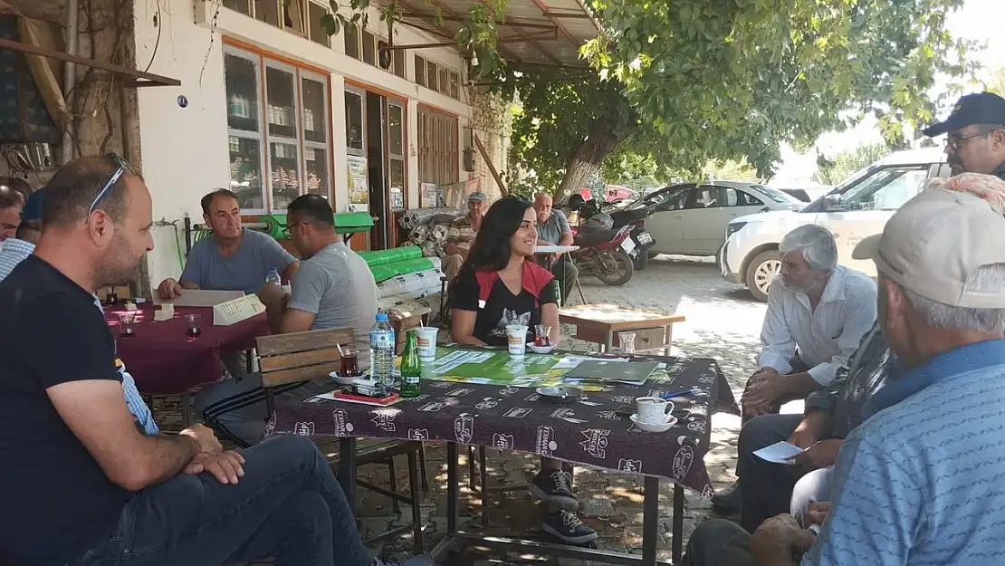 Tire'de üreticiyle birebir temas