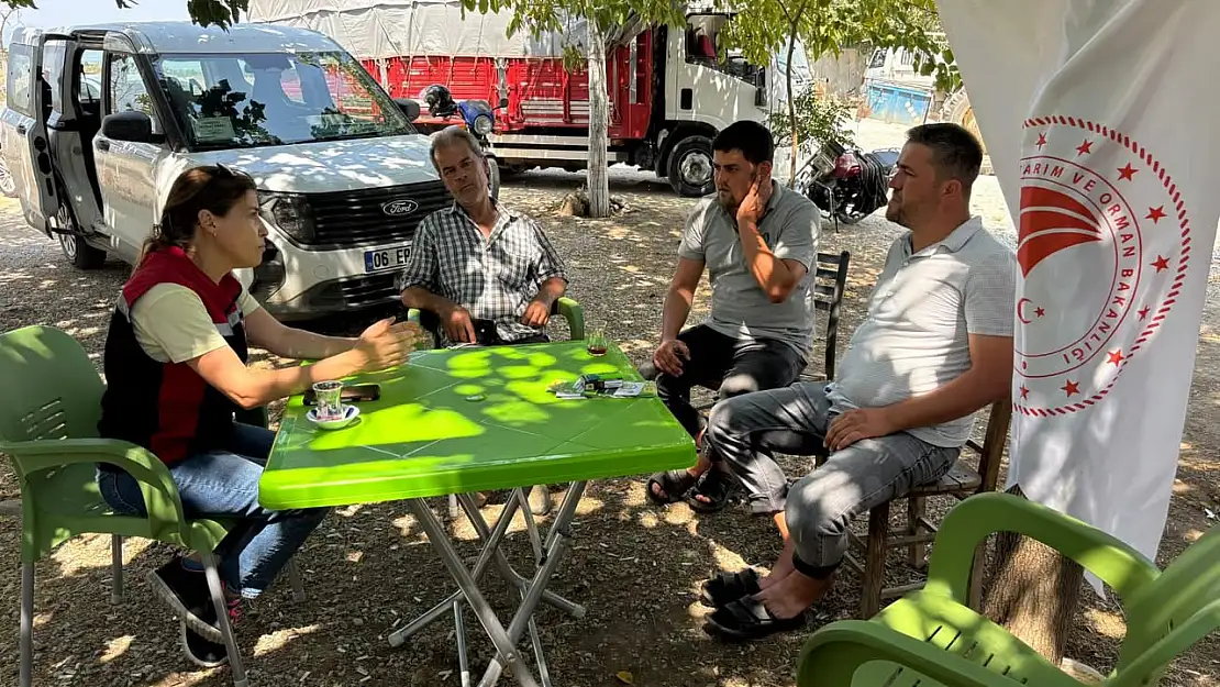 Tire İlçe Tarım Müdürlüğü Kireli'de üreticilerle buluştu