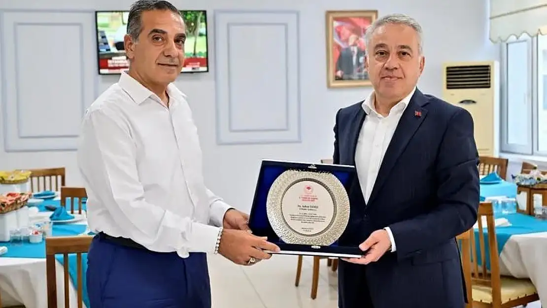 Tire Tarım Teşkilatı'ndan Ayhan Temiz'e Veda