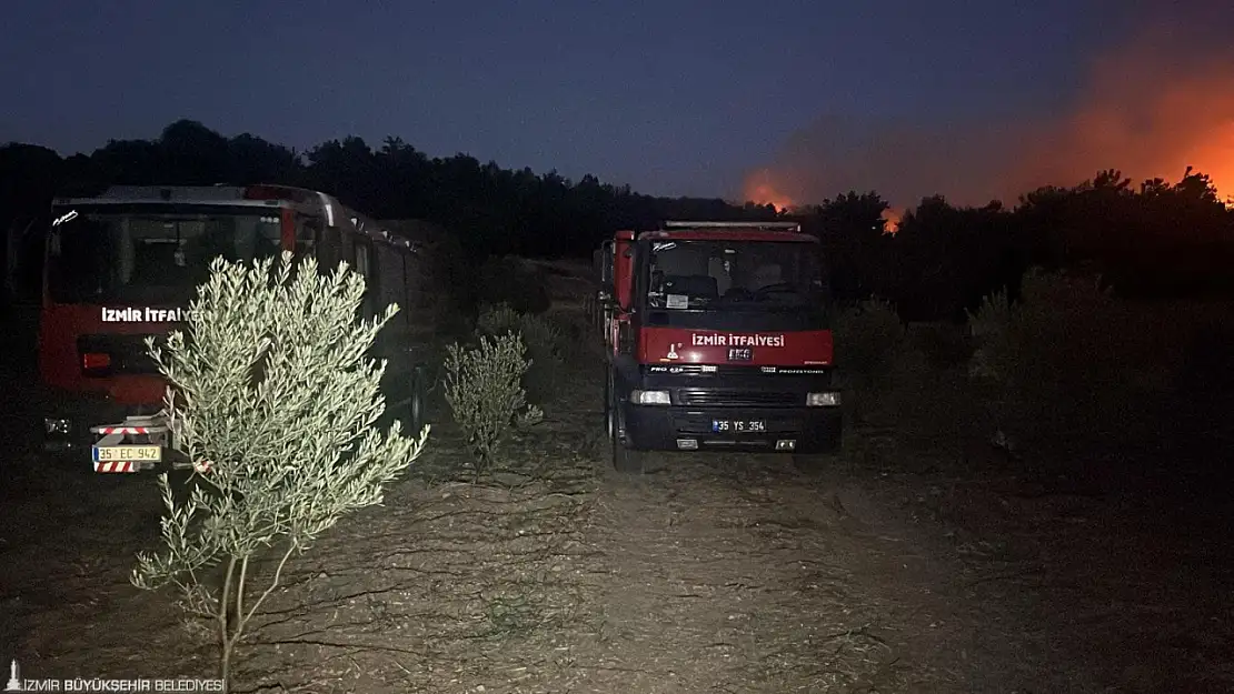 Urla'daki orman yangını kontrol altına alındı