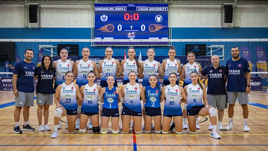 Yaşar Üniversitesi Kadın Voleybol Takımı Avrupa'da göz doldurdu