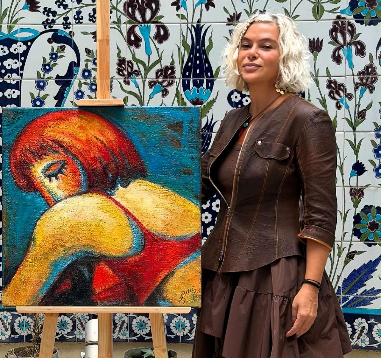 Pınar Karaman'ın 'Arayış' sergisi Kültür Yolu Festivali kapsamında İzmir'de