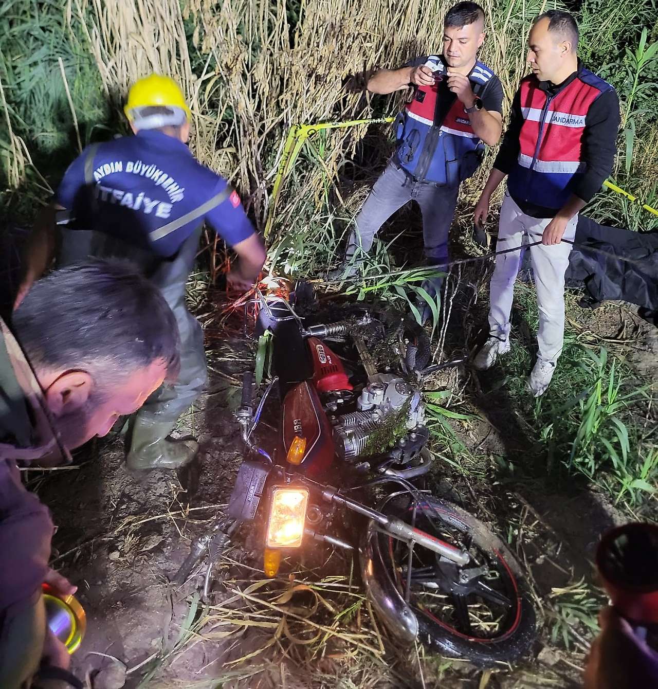Aydın'da motosiklet göle uçtu: 1 kişi hayatını kaybetti