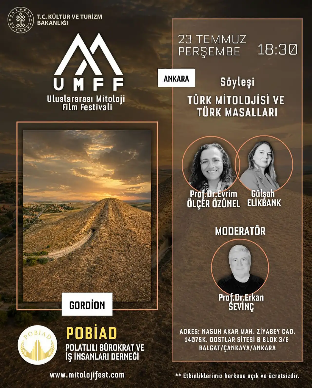 Uluslararası Mitoloji Film Festivali Direktörü, Yazar Gülşah Elikbank Ankara'da