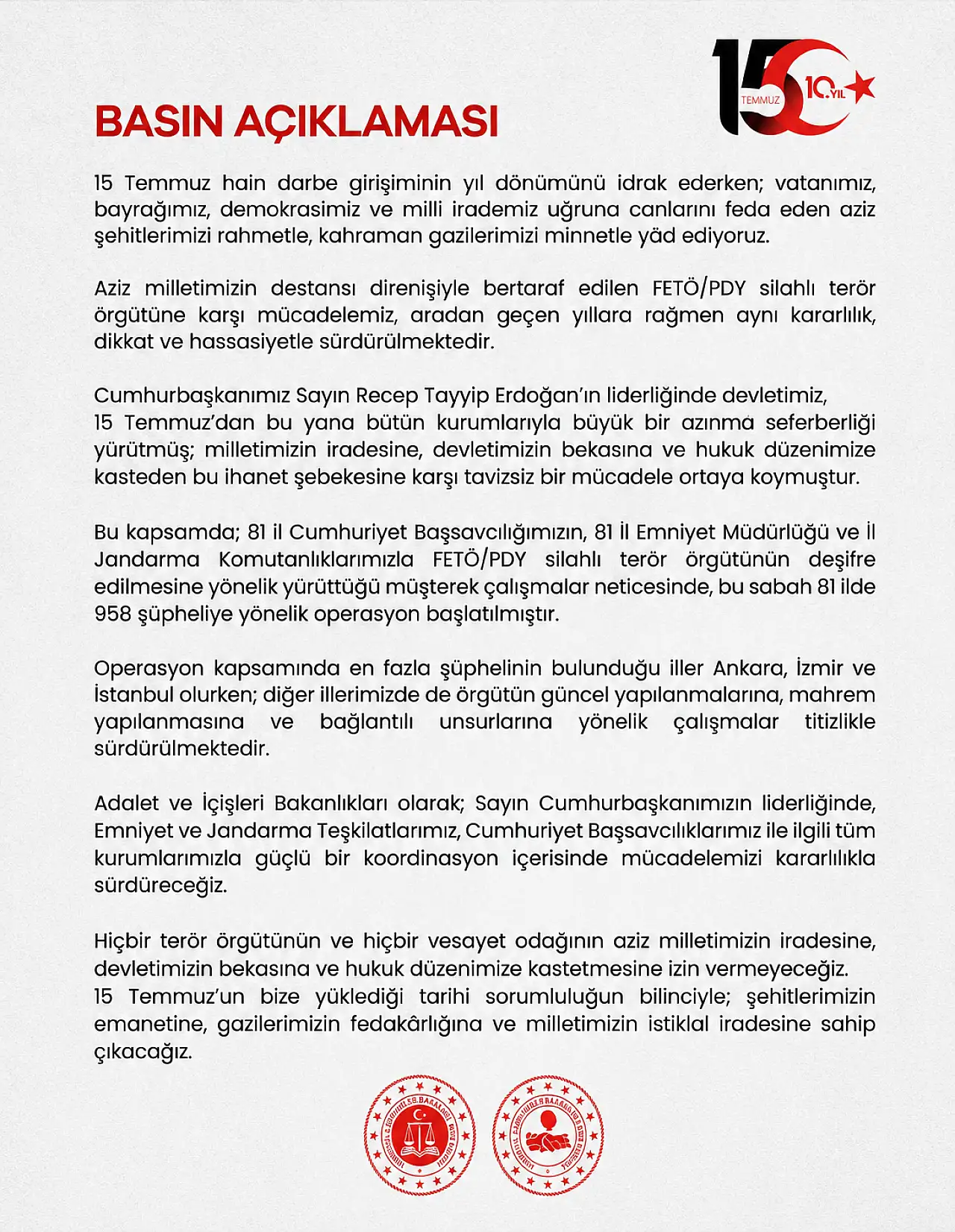 Bakan Gürlek duyurdu: Türkiye sabaha büyük operasyonla uyandı