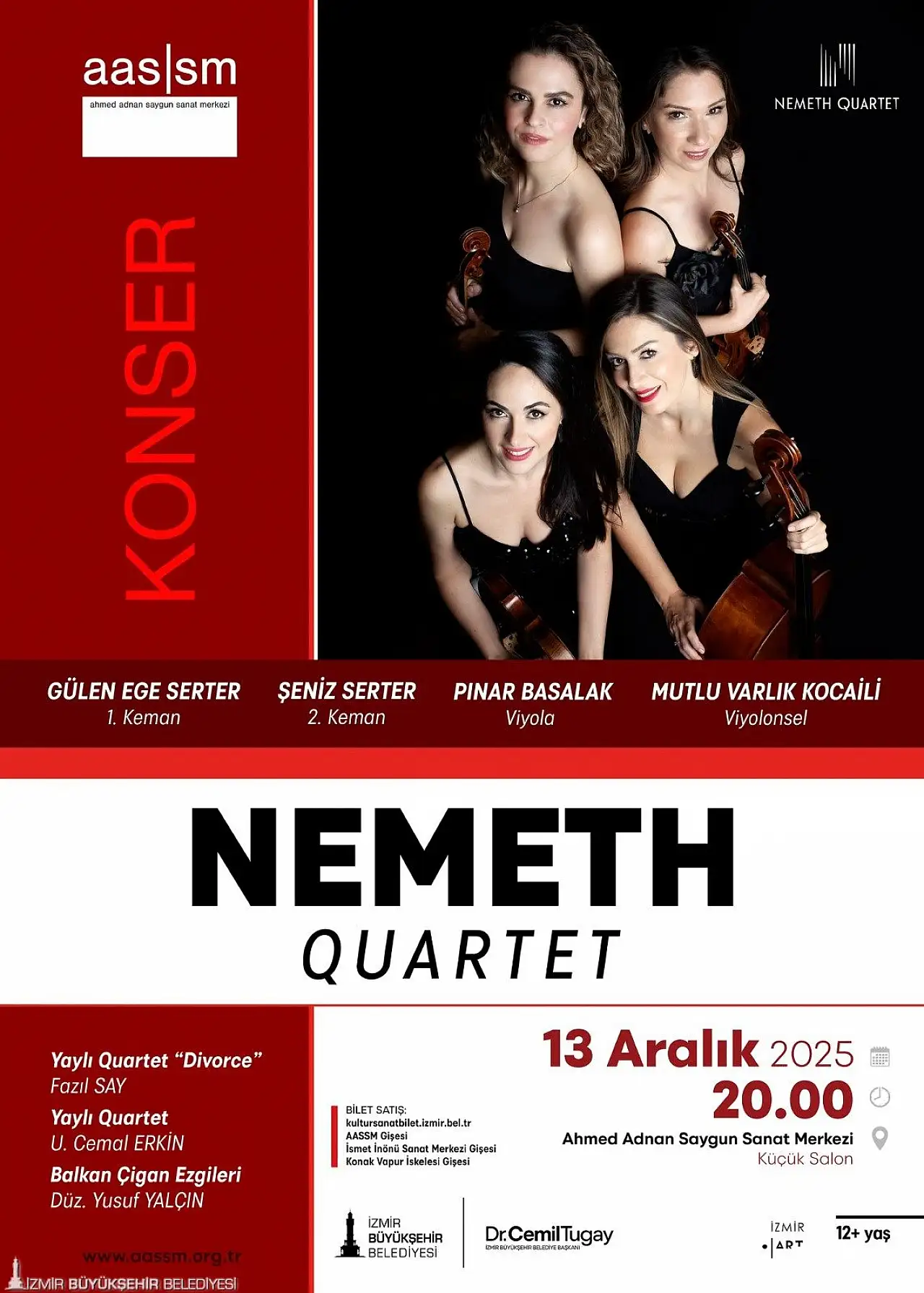 AASSM Aralık ayı etkinlik takvimiyle 2025'i sanatla uğurluyor