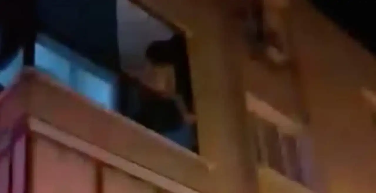Eşinin burnunu ısırarak kopardı