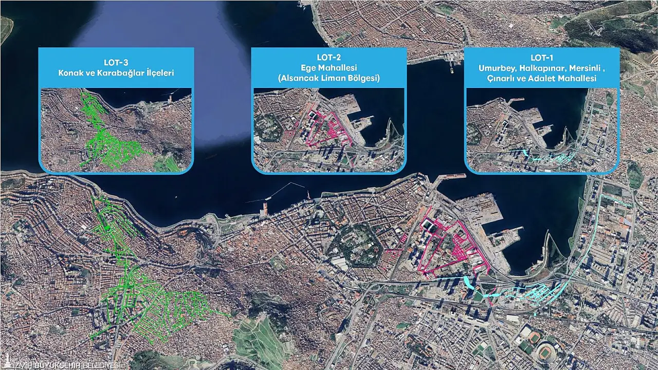 İZSU'nun 3 Milyar liralık altyapı yatırımlarının temeli atılıyor