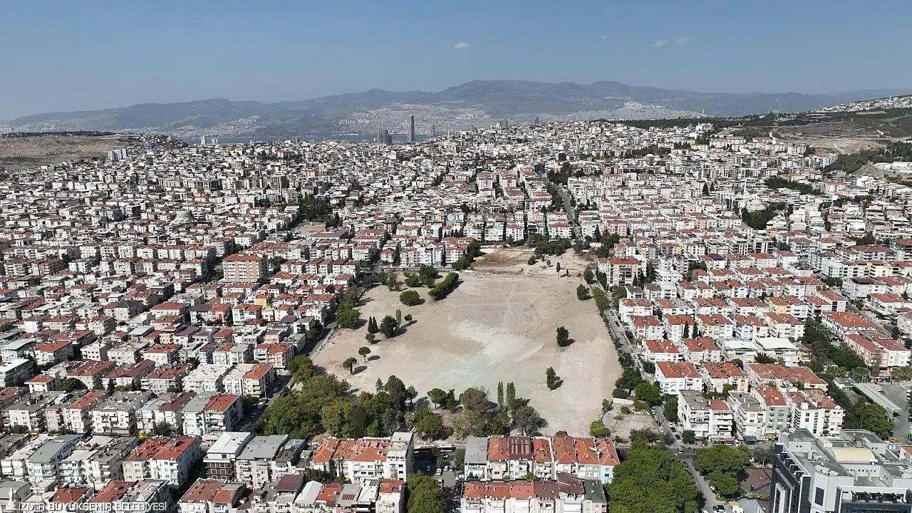 Buca cezaevi arsasında yeşil alan ve sosyal donatı planı