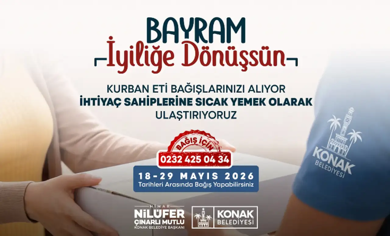 Konak'ta kurban dayanışması başladı: Bayram sofralarına sıcak yemek ulaşacak