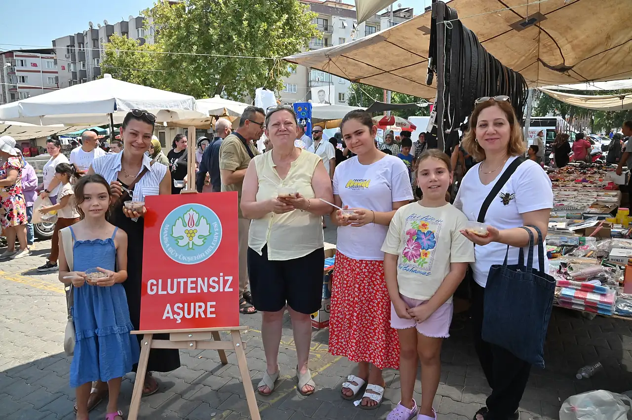 Manisa büyükşehir belediyesi'nden çölyak hastalarına glütensiz aşure sürprizi