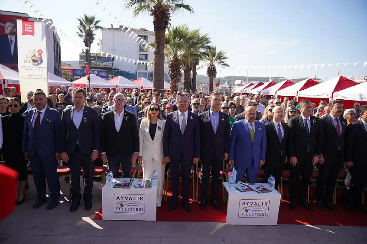 20. Ayvalık uluslararası zeytin hasat ve turizm festivali coşkuyla başladı