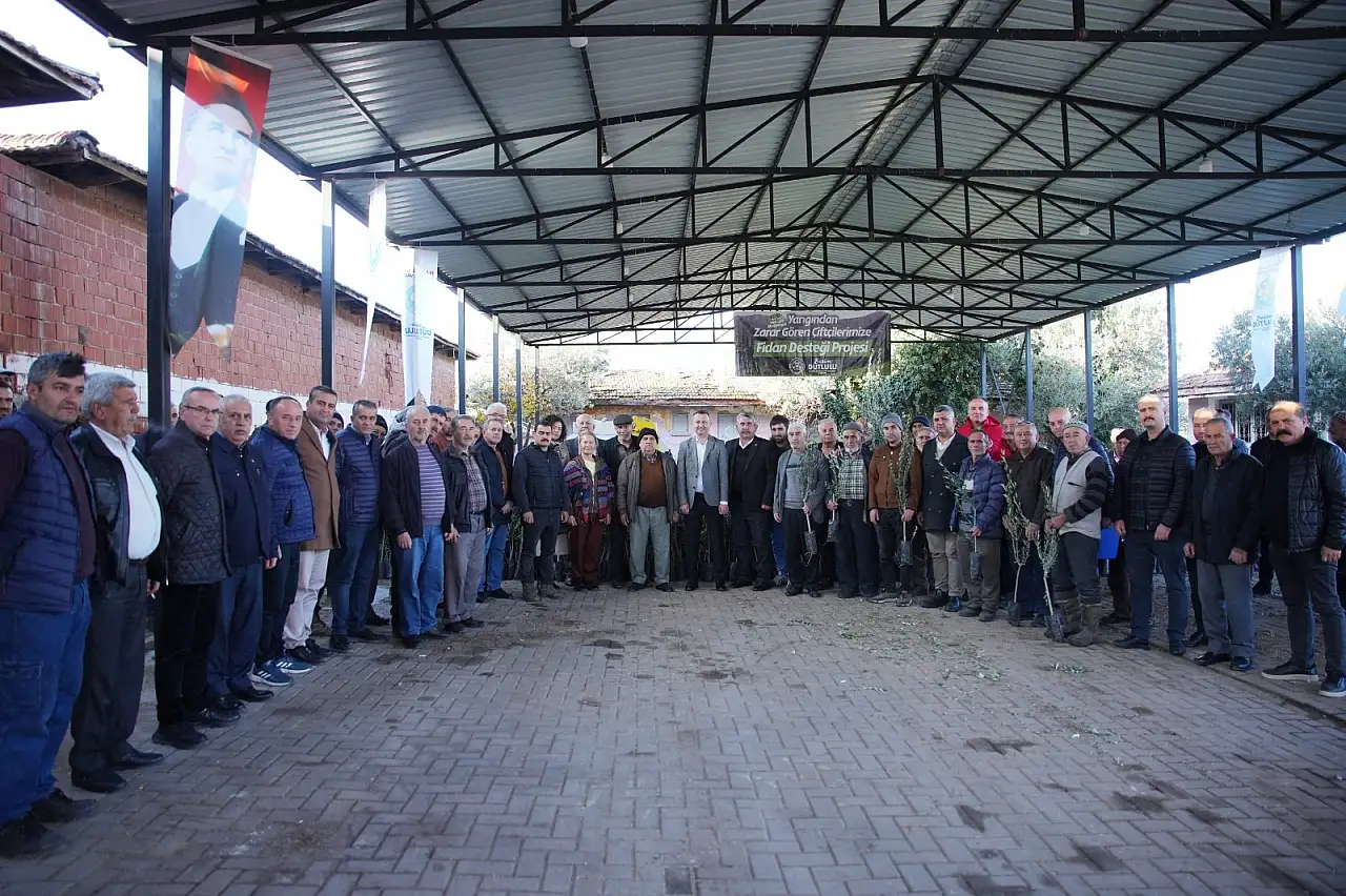 Büyükşehir'den afet mağduru üreticilere fidan desteği