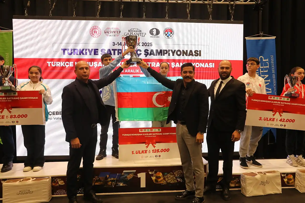 2025 Türkiye satranç şampiyonası ve Türkçe konuşan ülkeler satranç şampiyonası Gaziantep'te sona erdi