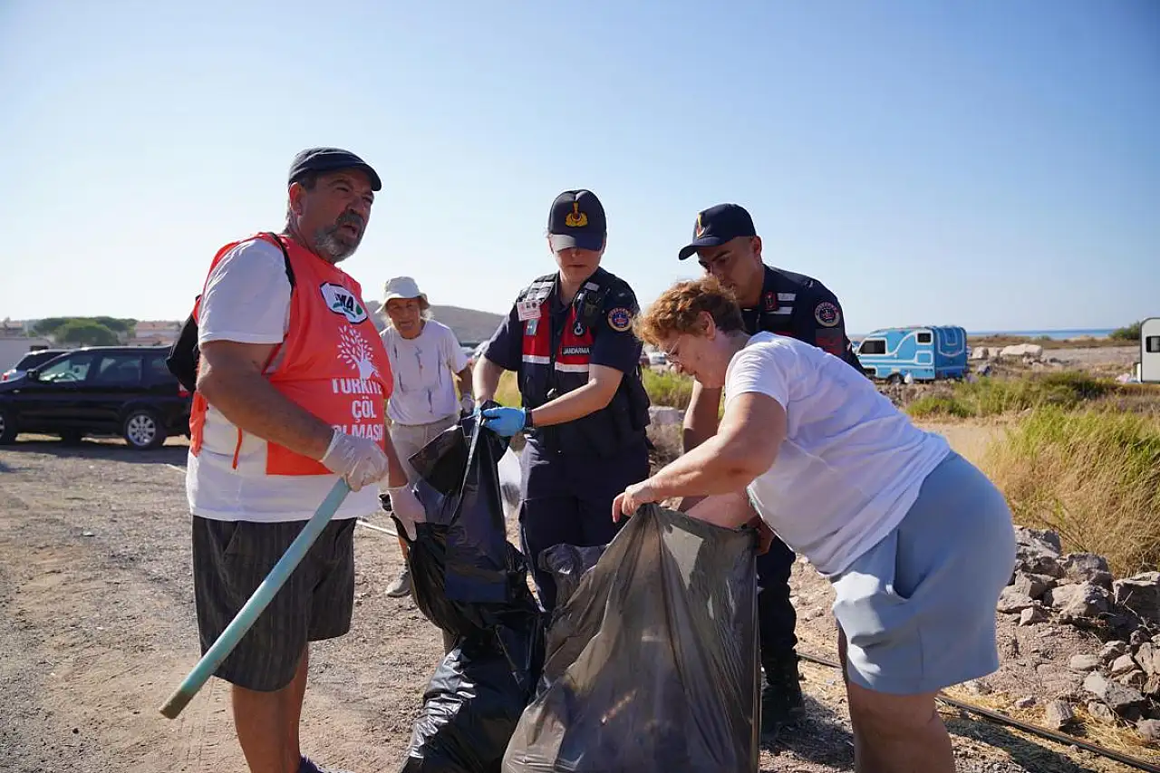 Ege'de örnek bir çevre seferberliği: O Bölge baştan sona temizlendi!