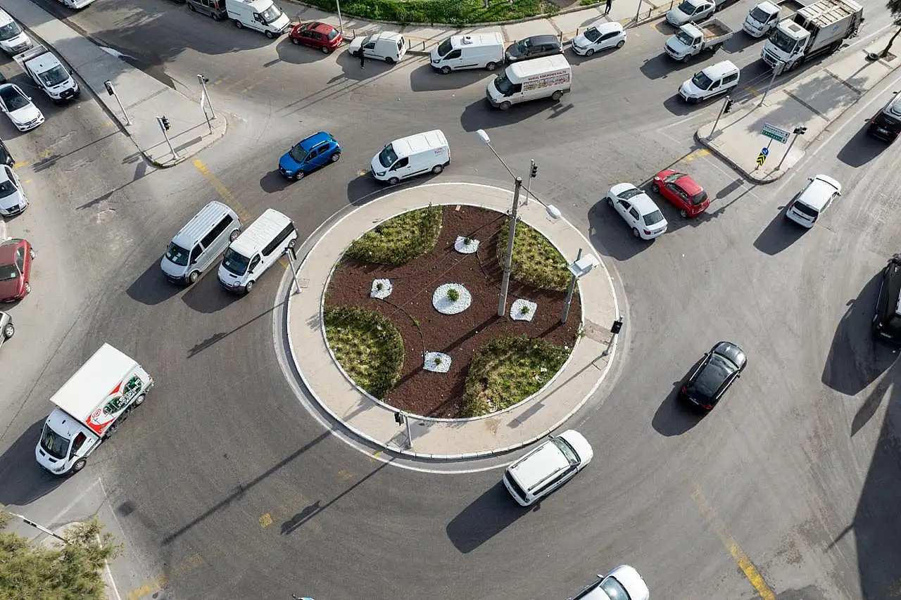 Buca'da az su tüketen bitkilerle yeşil alanlar yenileniyor