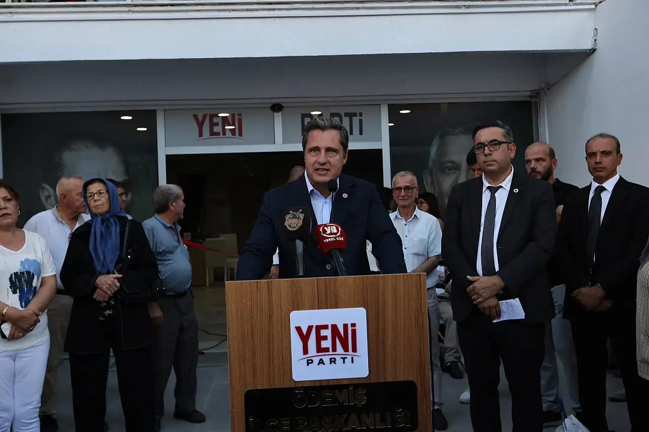 YENİ Parti Ödemiş'te ilçe binasını açtı: 'Özgür Özel bu bölgeyi çok iyi biliyor'
