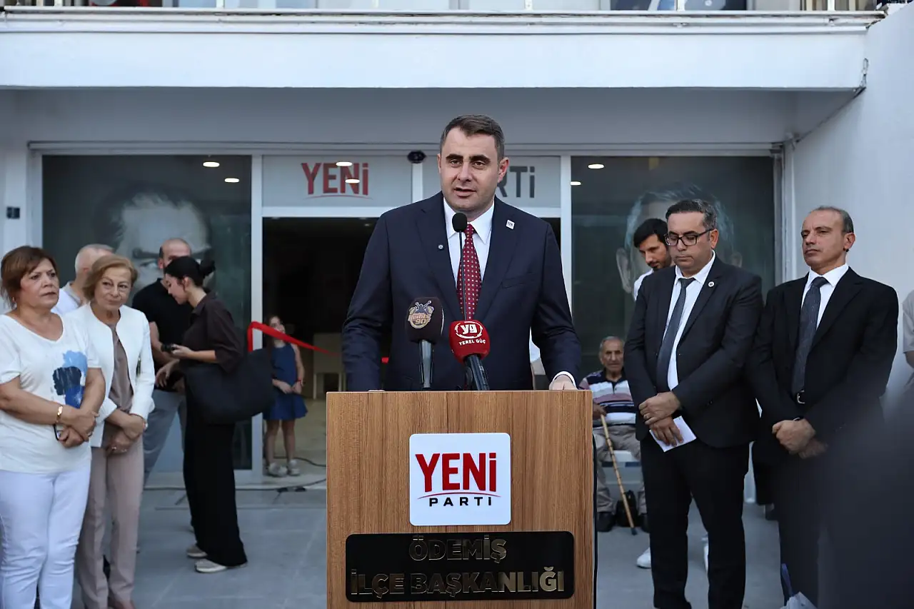 YENİ Parti Ödemiş'te ilçe binasını açtı: 'Özgür Özel bu bölgeyi çok iyi biliyor'