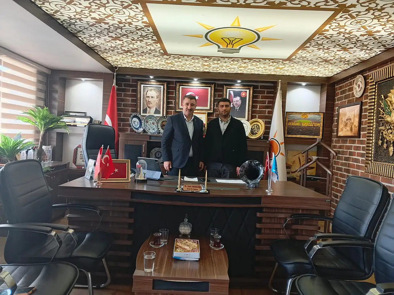 TV9 VE DOKUZDA9'DAN AK PARTİ KONAK İLÇE BAŞKANLIĞI'NA ZİYARET