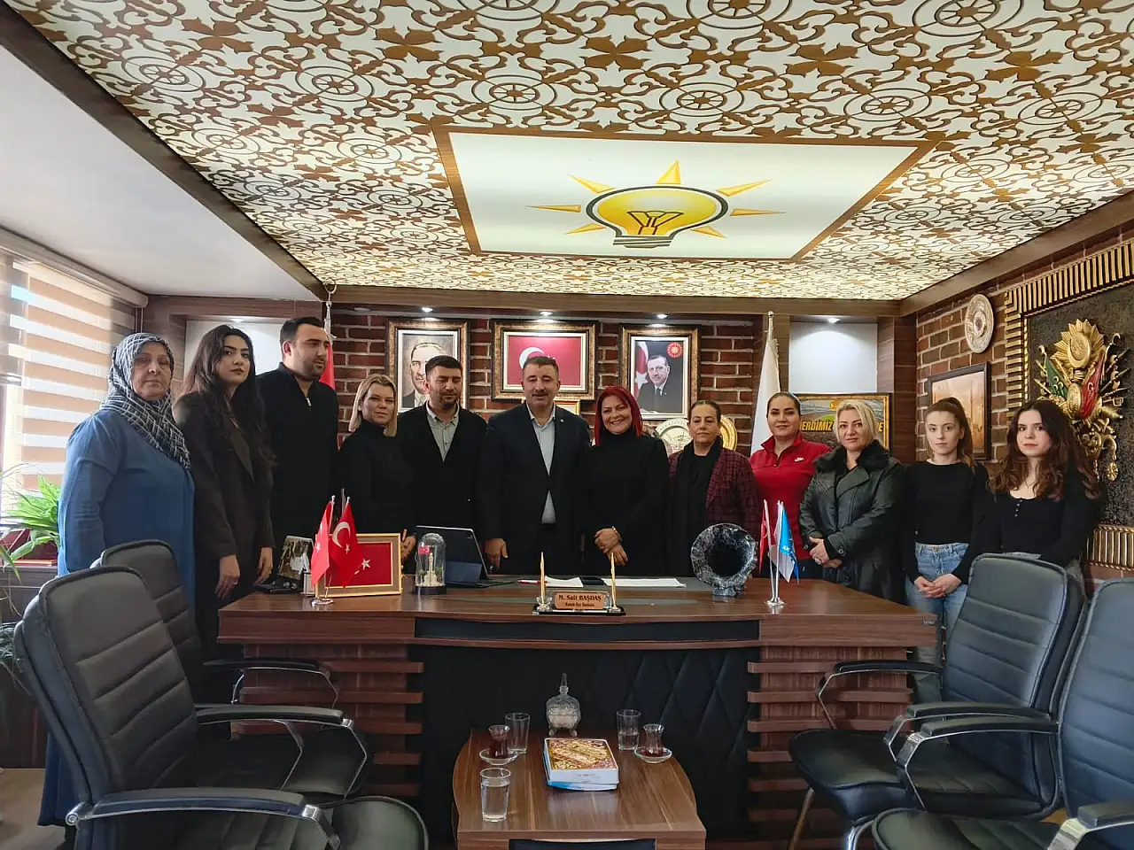 TV9 VE DOKUZDA9'DAN AK PARTİ KONAK İLÇE BAŞKANLIĞI'NA ZİYARET