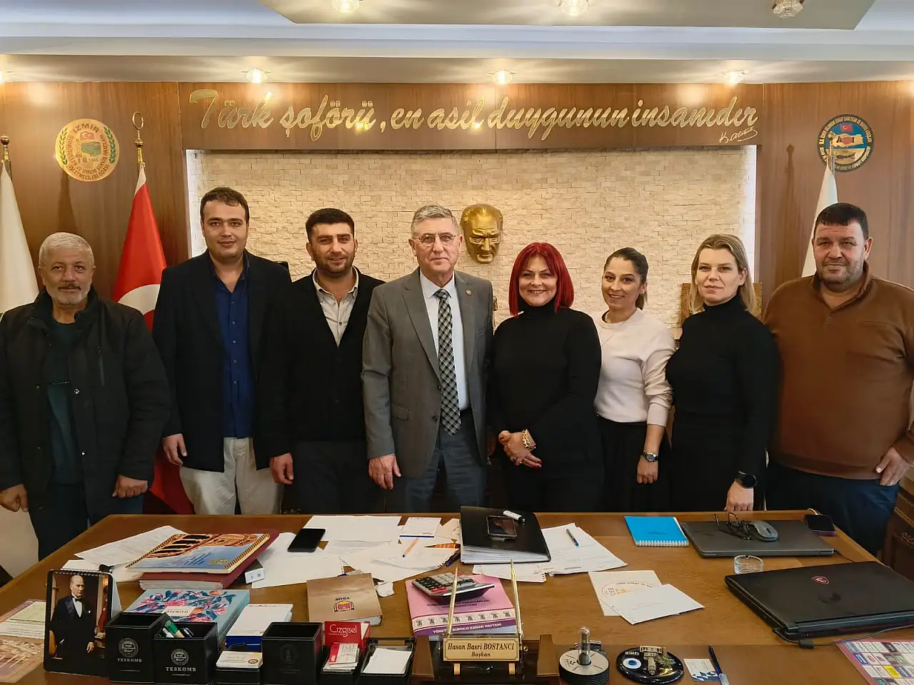 TV9 VE DOKUZDA9'DAN OTOBÜSÇÜLER ODASI'NA ZİYARET