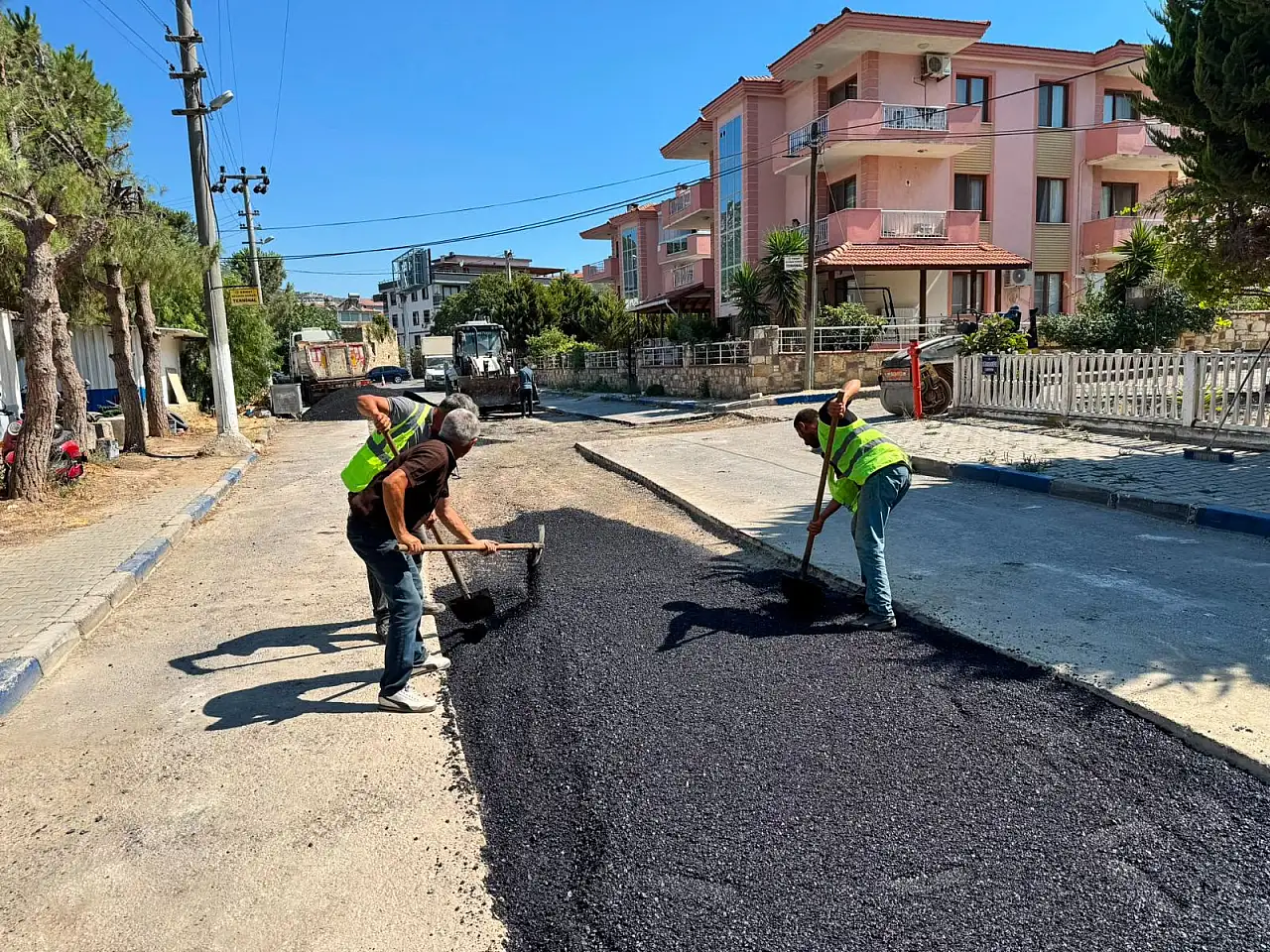 Foça'da yollar için yeni çalışma