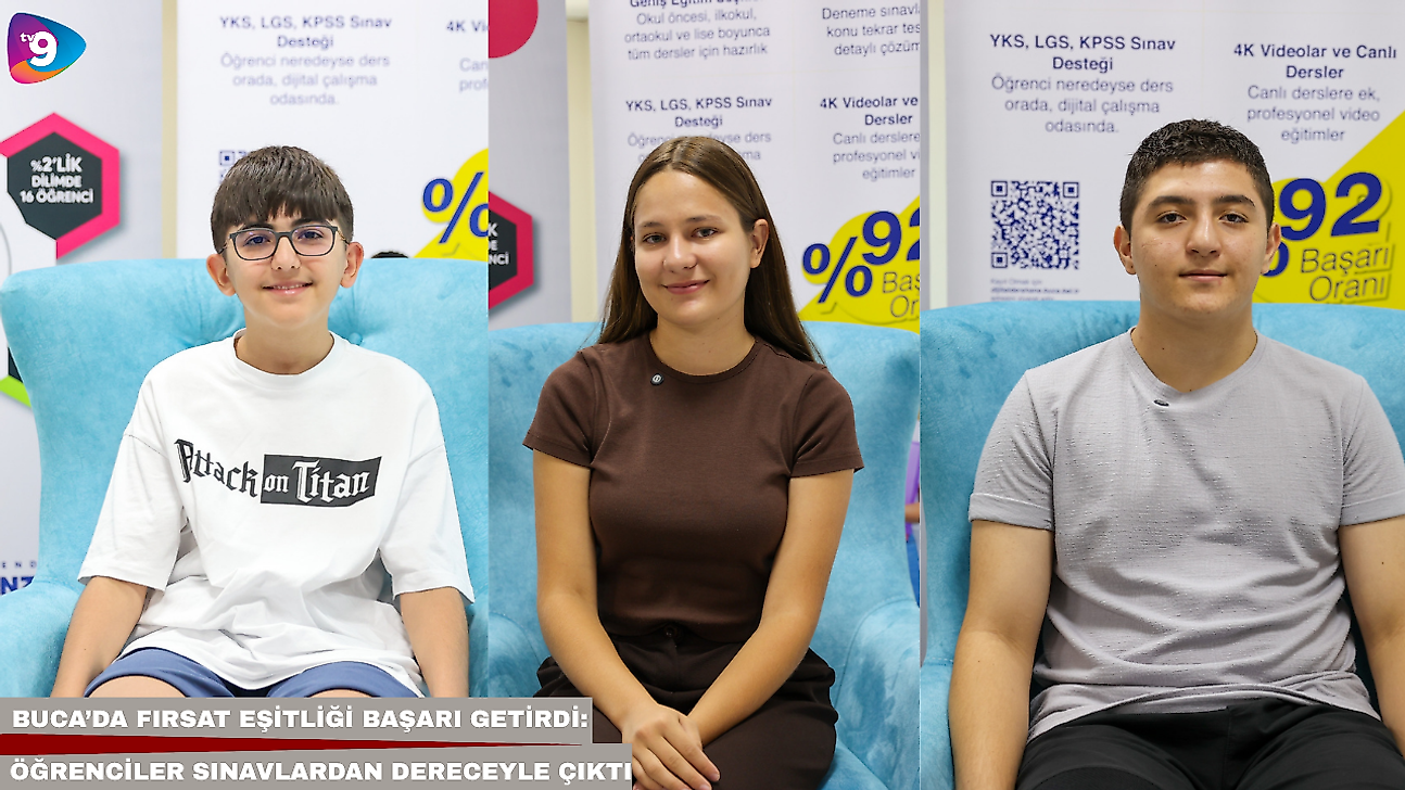 Buca'da fırsat eşitliği başarı getirdi: Öğrenciler sınavlardan dereceyle çıktı