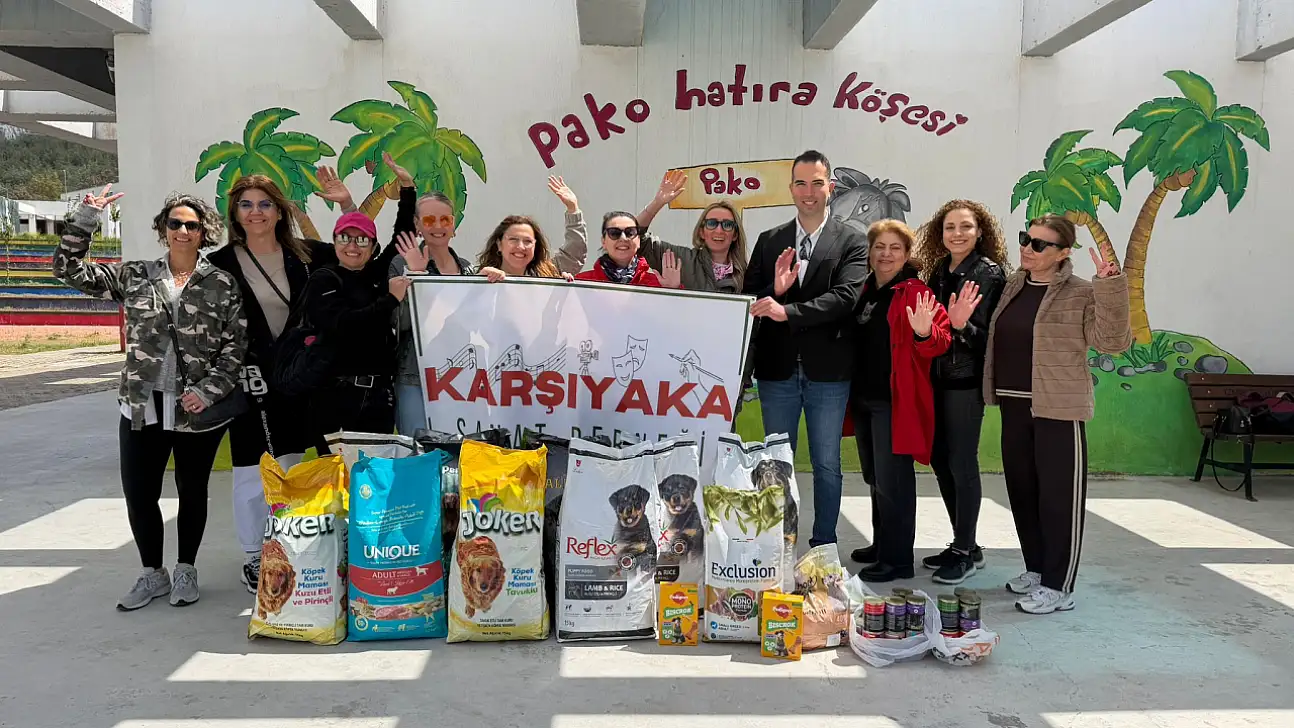 Karşıyaka Sanat Derneği'nden can dostlara yardım