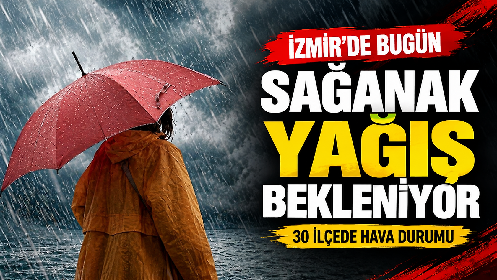 İzmir'de yağmur alarmı: Hangi ilçede sıcaklık kaç derece olacak?