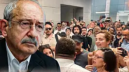 Deniz Göktaş'a destek için adliye'ye giden Kılıçdaroğlu'na vatandaşlardan protesto