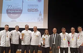 22. Uluslararası İstanbul mutfak günlerinde ESBAŞ'tan 8 altın madalya ve 2 altın kupa