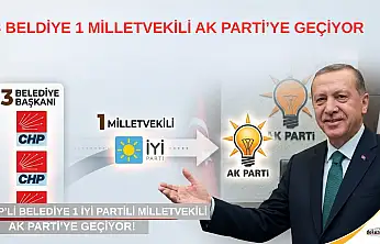 3 CHP'li belediye AK Parti'ye geçiyor!