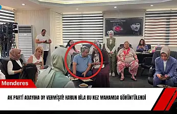 AK Parti adayına oy vermişti! Harun Bila bu kez makamda görüntülendi